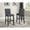 Grey, variant on Nailhead Trimmed Grey Stools / Ideal for Kitchen Island Seating