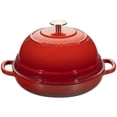 thumbnail image 1 of Olla de horno holandesa con bordes fundidos, hierro fundido esmaltado, 6 litros, rojo, 1 of 7