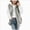 A147-Grey, variant on 12-13 Years Juniors Fleece Hooded Jacket Zip Up Color Block Long Sleeve Outerwear with Pockets