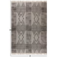 thumbnail image 2 of Casavani Decorative Hand Made Rectangle Flat Weave Rug Gray Geometric Rug 10x14 feet, 2 of 5