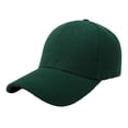 thumbnail image 3 of Lumtrix Mens and Womens 6 Panel Baseball Caps Breathable Mesh Hat for Workout, Running, Gym Dark Green One Size, 3 of 7