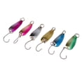 thumbnail image 1 of 6 Unids Cebos Biónico de Paillette Giratoria Gancho Lentejuela Anzuelo Pesca Mosca Aguilón Rig Cola Señuelos de pesca de metal duro, 1 of 7