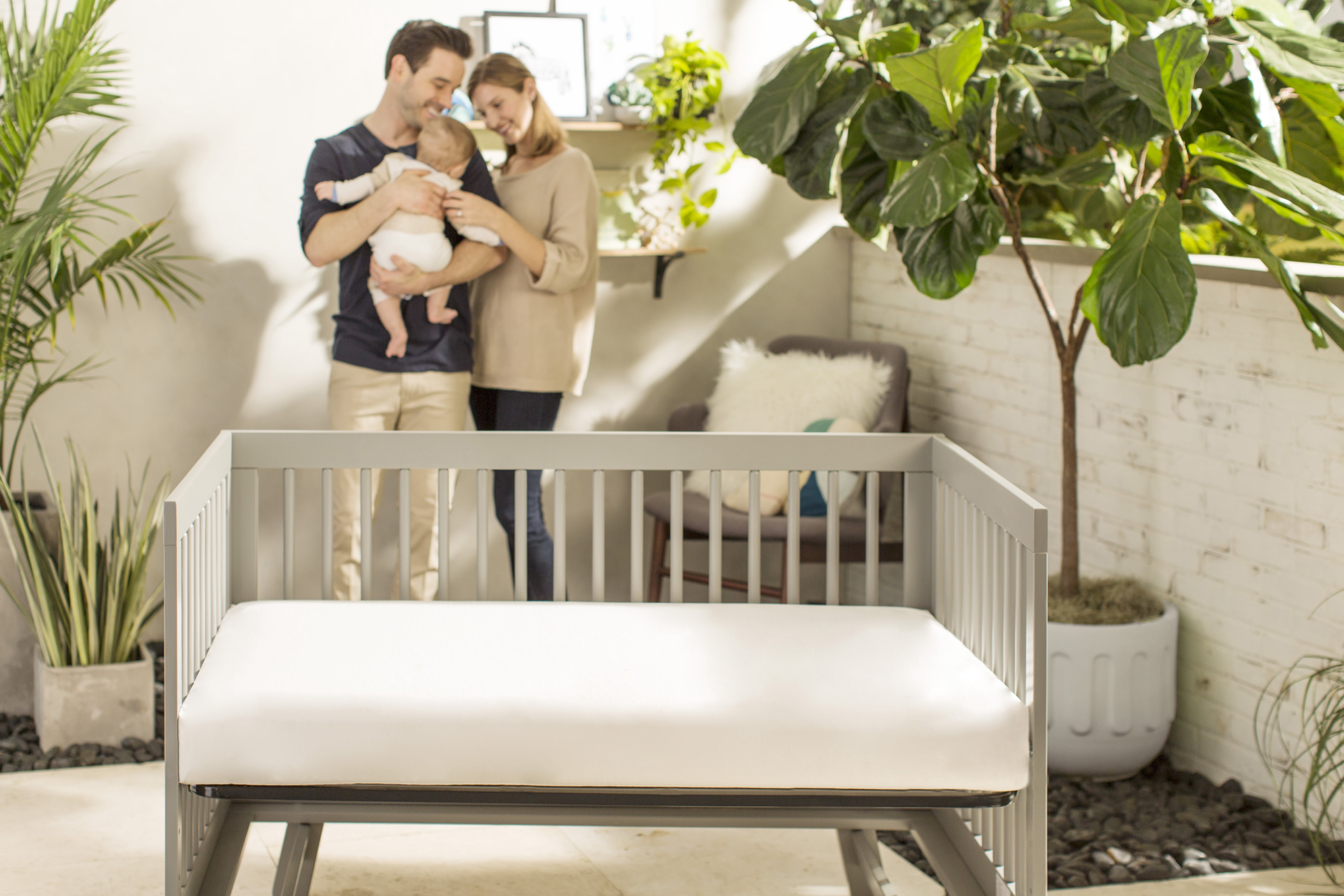 Naturepedic Organic Baby Crib Mattress - Classic 144 Coil 2-Stage Infant & Toddler Mattress - Waterproof Baby Bed Mattress for Crib - Non-Toxic Standard