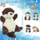 thumbnail image 2 of Set de Peluches de Nutria Marina Youthfuljive de 43 cm: Mamá y 4 Crías, 2 of 6