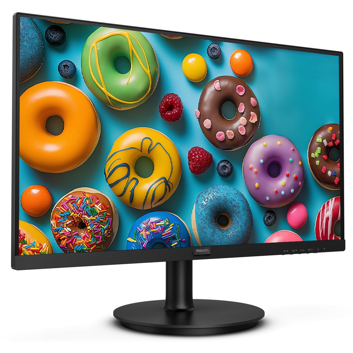 Philips V-line 221V8L 22" Class Full HD LED Monitor - 16:9 - Textured Black - 21.5" Viewable - Vertical Alignment (VA) - WLED Backlight - 1920 x 1080 - 16.7 Million Colors - Adaptive Sync - 250 Nit...
