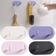 thumbnail image 7 of Heavy Duty Adhesive Hooks, Metal Wall Mount Hooks, Punch-Free Towel & Key Holder for Bathroom, Kitchen & Entryway, Strong Stick-on Decorative Hooks for Coats, Bags, Robes, Clothes,Pink, 7 of 7