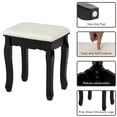 thumbnail image 5 of Topbuy Lighted Vanity Mirror Set Makeup Dressing Table w/ 5 Drawers Mirror & 12 LED Bulbs Black, 5 of 7