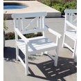 thumbnail image 5 of Vifah Bradley Outdoor 7-Piece Wood Patio Dining Set In White V1336SET3, 5 of 5