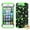 Electric Green/Black, variant on Rubberized Blackelectric Green Flowerpower Hybrid Phone Protector Cover For Apple Iphone 5s5 Apple Iphone Se