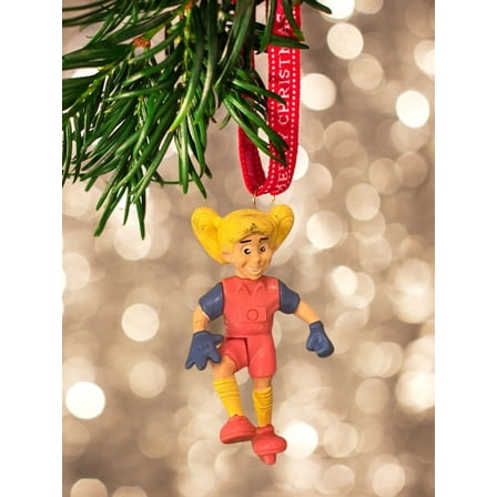Ornament Burger King Kid Club Blonde Girl Kicking Figure Figurine Charm