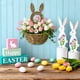 thumbnail image 4 of Cesta Cesta de conejito de Pascua para colgar en la pared, para decoración de interiores y exteriores, con diseño abierto y sin forro. Rkxzt, 4 of 9