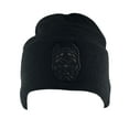 thumbnail image 3 of Top Headwear Blackout Pitbull Cuffed Beanie - Black, 3 of 5