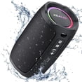 thumbnail image 1 of wonima11 Portable Speaker 20W, Bluetooth Speaker Waterproof, Bocinas Bluetooth, IPX6 Waterproof, Wireless Pair, Clear Stereo Audio/BT5.2/ RGB Light/USB/TF, for Home/Outdoor/Beach, 1 of 1