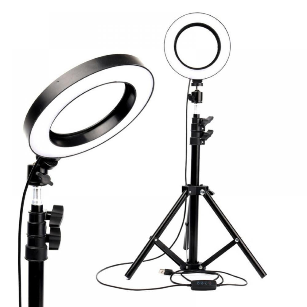 LimoStudio 8 Inch Selfie Mirror Ring Light with  