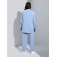 thumbnail image 3 of Icy Blue - Crew neck - Plus Size Tracksuit Sets - Alia, 3 of 5