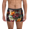 thumbnail image 2 of KLL Stained Glass Floral Cake Men's Cotton Boxer Briefs Underwear-X-Large, 2 of 7