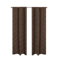 thumbnail image 1 of Cortinas Jacquard Elefantito Hogar Niza Chocolate Color Chocolate Dos paneles de 1.50 cm x 2.10 cm, 1 of 5