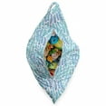 thumbnail image 3 of Botany Lounger Chair Bag, Watercolor Nature Pattern with Leafy Branch in Aqua Color Platte, High Capacity Storage with Handle Container, Lounger Size, Violet Blue Aqua, by Ambesonne, 3 of 5