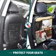 thumbnail image 6 of Iauyy 2-in-1 Car Kick Mats Back Seat Protector, 6 Large Storage Pockets , Universal Car Seat Back Protectors Kick for SUV & Sedan 25x18in,Filled with Pinecones, 6 of 6