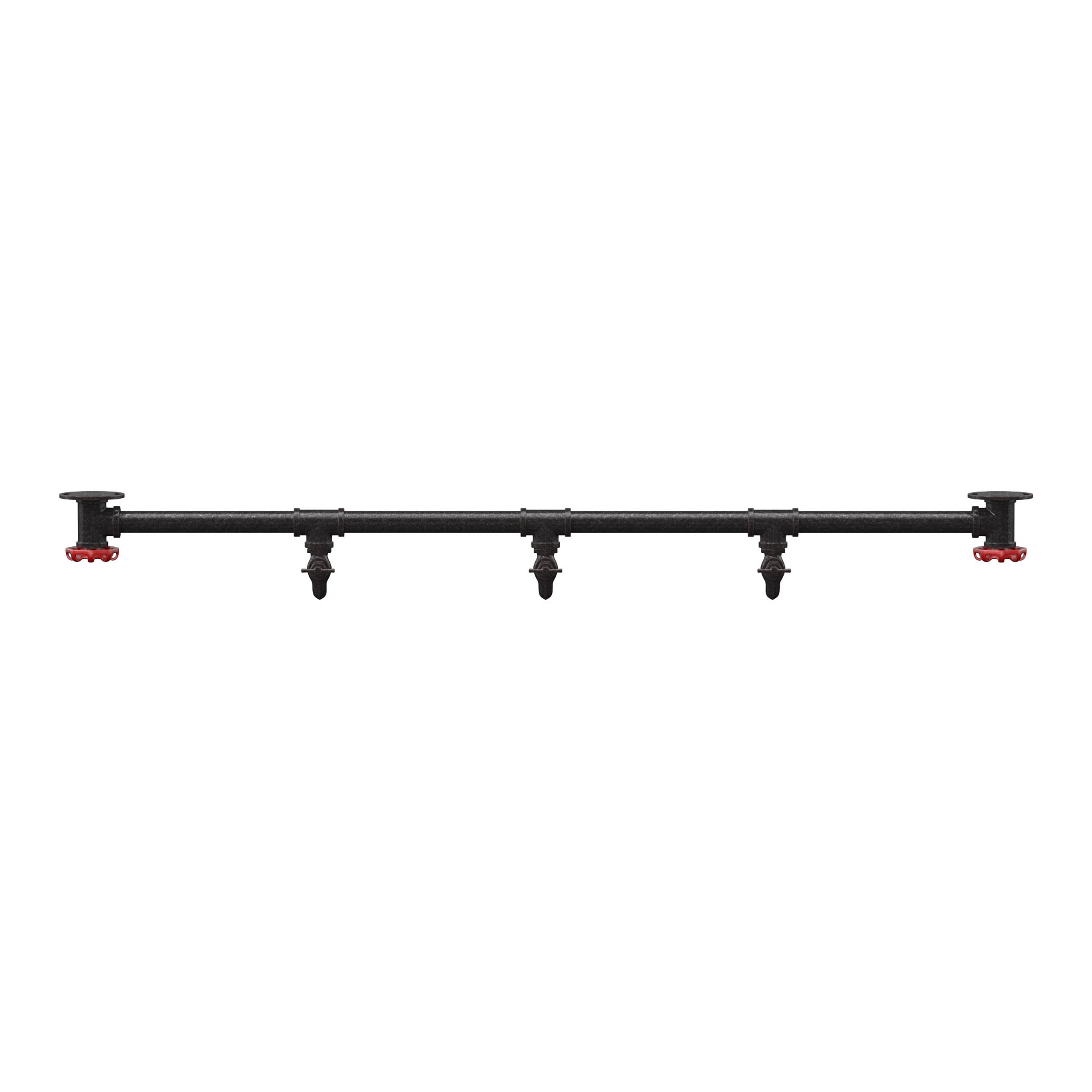 Furniture of America Stire Metal 5-Hook Coat Rack, Sand Black