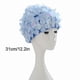 thumbnail image 4 of Vintage Floral 3d Petal Waterproof Swim Cap For Women With Retro Design, 4 of 5