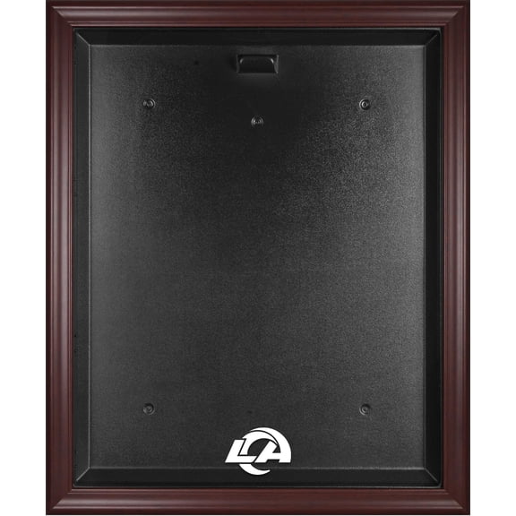 Los Angeles Rams Mahogany Framed Team Logo Jersey Display Case