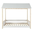 thumbnail image 3 of Powell Allyson Kid's Playhouse Bed with Adjustable Canopy, Twin, White, 3 of 15