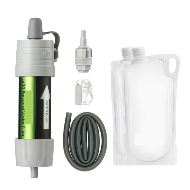 Filtre à Eau Extérieur, Système de Filtration d'Eau avec Sac Transparent Ultrafiltration Filtration Directe de l'Eau Potable, Largement Utilisé