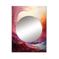 thumbnail image 2 of Designart "Rainbow Wave of Colors II" Rainbow Mirror Wall Decor - Traditional Colorful Landscapes Large Mirror For Wall Art Decor - 40" x 30" Inch, 2 of 5