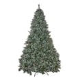 thumbnail image 4 of 7ft Artificial Christmas Tree, Realistic Snow Flocked Bristle Mixed Tree With 75 Pine Cones 1233 Branch Tips Sturdy Metal Stand For Home Decoration, 4 of 8