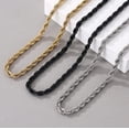 thumbnail image 5 of Cadena De Plata 925 Torsal De 45 Cm Calibre 1.9mm 4 Colores, 5 of 5