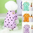 thumbnail image 2 of Dog Pajamas, Summer Dog Jumpsuit, Soft Breathable Dog Pajamas with Polka Dots, 2 of 8