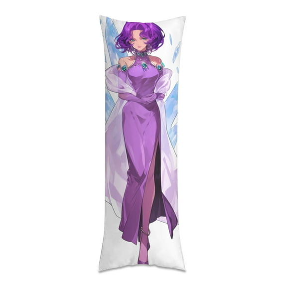 Froze Queen Anime Body Pillow Cover Long Pillow Case Protector Decorative Bedding Soft Large Pillow Cases Covers for Bedroom,Couch,Sofa,20x54inch