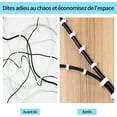 thumbnail image 3 of SHAR 400 Pack Strong and Durable Round Cable Clips 10mm Cable Tidy, 3 of 5