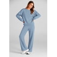 thumbnail image 4 of Conjunto Deportivo PRETTYGARDEN de 2 Piezas para Mujer, Set de Descanso Azul Claro Talla L, 4 of 8