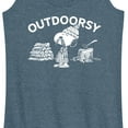 thumbnail image 3 of Peanuts - Outdoorsy Snoopy - Women's Racerback Tank Top, 3 of 6