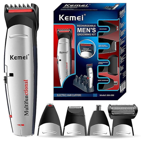 5In1 grooming kit hair trimmer for men body groomer beard clipper face trimer nose ear shaving electric hair cutting machine