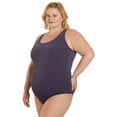thumbnail image 5 of Sporti Plus Size Moderate Scoop Back One Piece Swimsuit, High Cut, Athletic (Women's Plus), 5 of 9