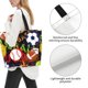 thumbnail image 3 of Balery Balls Bolsa Tote Estilo Estético con Cremalleras, Bolsa de Hombro, Bolsa de Compras Grande y Plegable, 3 of 8