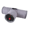 thumbnail image 2 of TISHITA Cat Tunnel Tube Pet Interactive Toy Collapsible Hole Play Puppy Rabbits Gray, 2 of 8