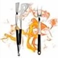 thumbnail image 2 of Bbq Dragon Bbqd130 Dragon Griffe Ensemble d'Outils 2 Pcs, 2 of 4