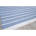 thumbnail image 2 of Exquisite Rugs Boca Ivory/Blue PET flatweave Area Rug, 2 of 12