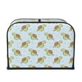 thumbnail image 2 of Lsque Cartoon Sea Turtle Print 4 Slice Toaster Cover , Kitchen Appliance Dustproof Protector , Toaster Protector Dustproof Kitchen Appliance Cover, 2 of 7