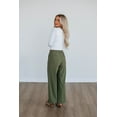 thumbnail image 5 of Jule Cargo Pants - Dark Olive, 5 of 8