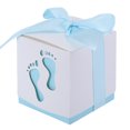 thumbnail image 1 of Caja de Dulces ANGGREK Huella de Bebé 3 Colores para Recuerdo de Fiesta 6x6x6 cm, 1 of 8