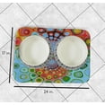 thumbnail image 3 of Simply Daisy Phychedelic Swirls Pet Feeding Mat for Dogs and Cats, 3 of 3