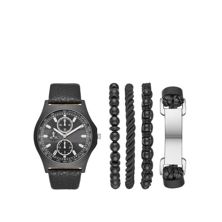 Men's Watch Gift Set with Bracelets (Best Mens Watches Under 10000 In India)