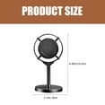 thumbnail image 2 of PBPBOX News Reporter Microphone Prop Black ABS 1Pcs Retro Style, 2 of 8