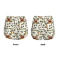 thumbnail image 5 of Picia Hawaiian Style Pattern Women's 2 in 1 Athletic Running Shorts High Waisted Workout Casual Gym Sweat Shorts with Comfy Liner Zipper Pockets-XX-Large, 5 of 9