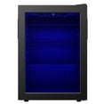 thumbnail image 6 of Simzlife 100 Can Beverage Refrigerator and Cooler with Glass Door for Home, 18.8 in D, 25 in H, Black, 6 of 11
